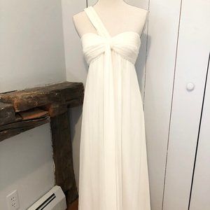 Max & Cleo one shoulder Wedding Dress